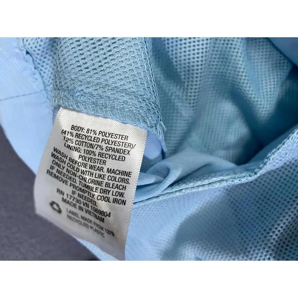GoodFellow Size 38 Men's UPF 50+ Hybrid Stretch Swim Shorts Light Blue 9